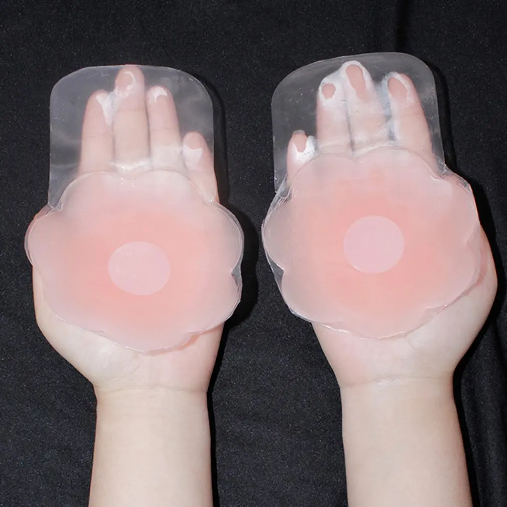 Silicone Invisible Lifting Nipples Pulling Chest Plaster Gathered Anti Lighting Chest Nipple Stickers 5