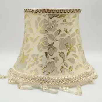 

E27 Art Deco Lamp shades for Table lamps Abstract flower Pattern cloth lampshade modern style bedroom lamp cover