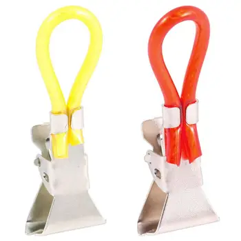 

5pcs Tea Towel Hanging Clips Metal Clip on Hooks Loops Hand Towel Hanging Clips for Kitchen Bathroom Supplies TXTB1