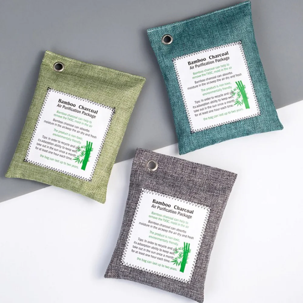 Activated Bamboo Charcoal Deodorizer Natural Freshener Removes Odor Moisture For Basement Garage Car Truck Office Deodorant