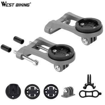 

WEST BIKING Bike Computer Holder For Camera Bicycle Bracket Adapter Light Holder Extender GPS Holder Stem Bracket For Cycling
