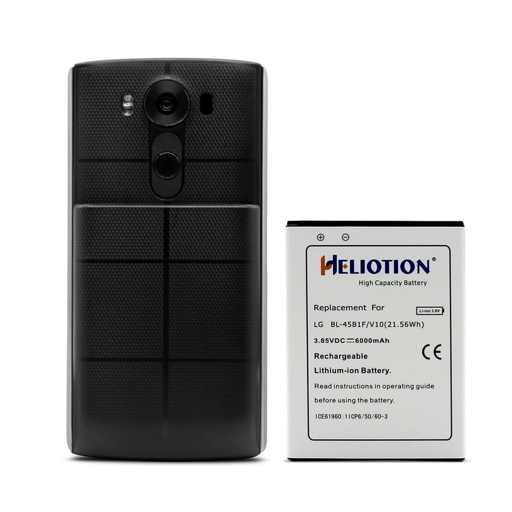 Аккумулятор V10 для LG VS990 H901H961 Bl 45B1F 6000 мАч расширенный аккумулятор с черным