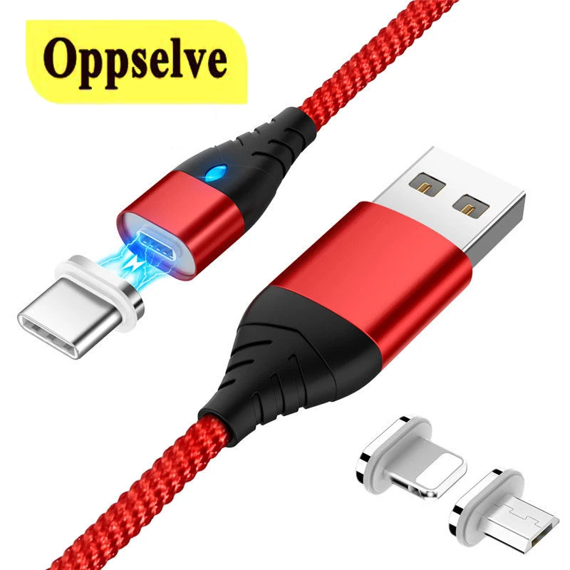 Магнитный кабель Micro USB Type-C для Xiaomi Redmi Note 10 C iPhone 11 12 8 Samsung быстрая зарядка зарядное
