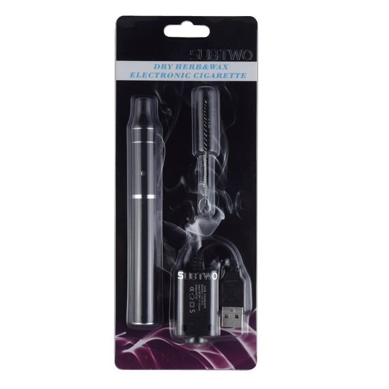 SUB TWO Electronic cigarette Evod Mini ago blister kit dry herb vaporizer e cigarette ego battery 510 thread vaporizer pen