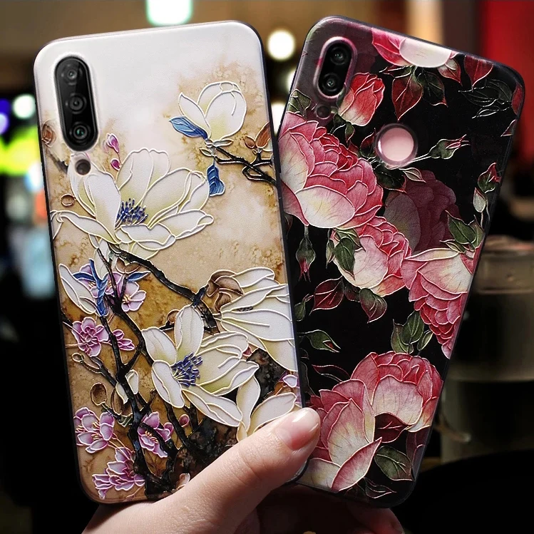 Чехол для телефона с красными розами Xiaomi Mi A3 чехол чехлы MiA3 Xiomi mi a3 мягкий черный