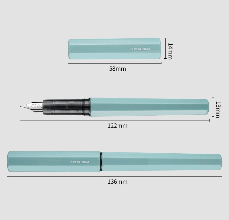 Platinum small meteor fountain pen Clearance