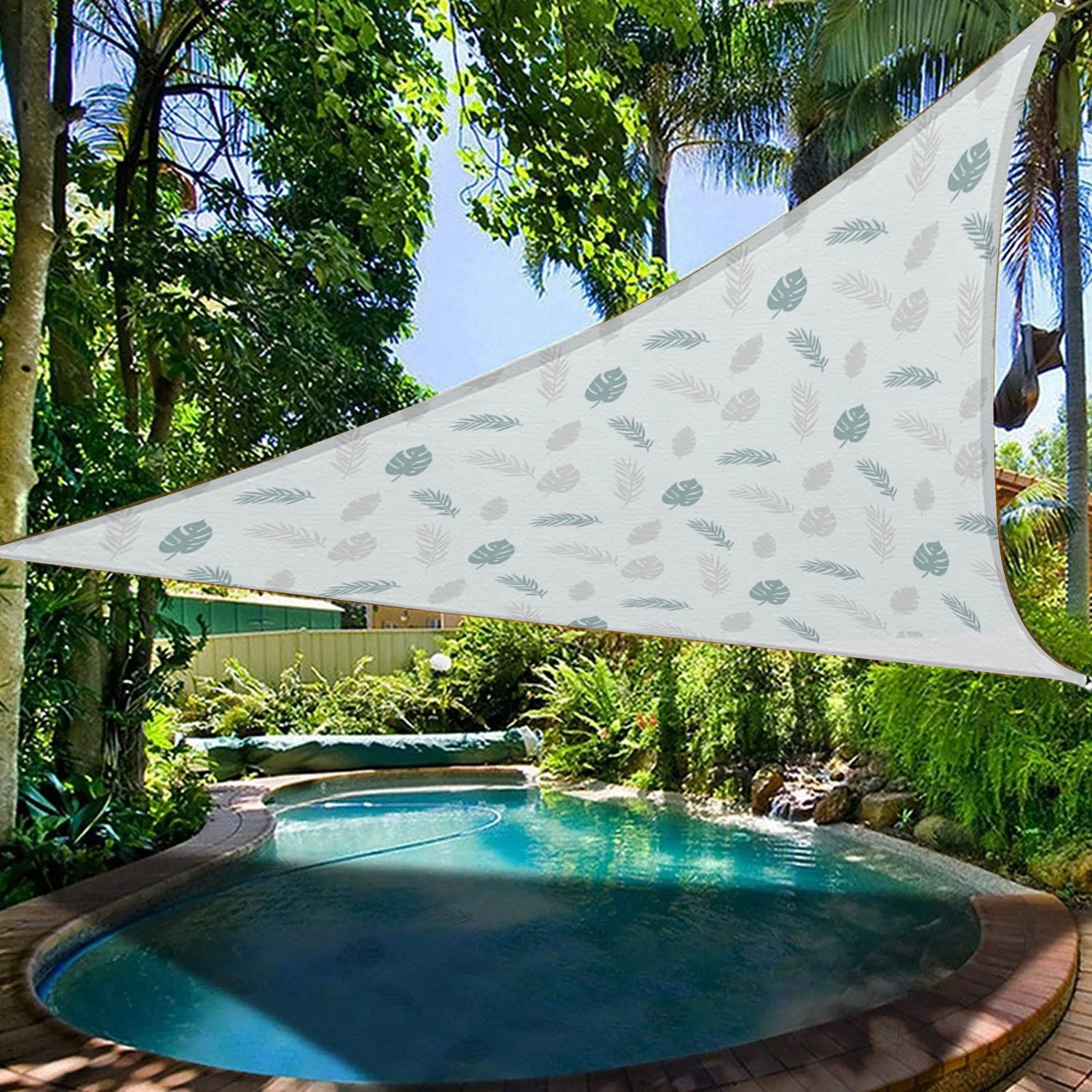 Waterproof Shade Sail Patio Awning Outdoor Garden Pool Sun Canopy Shelter Cover 