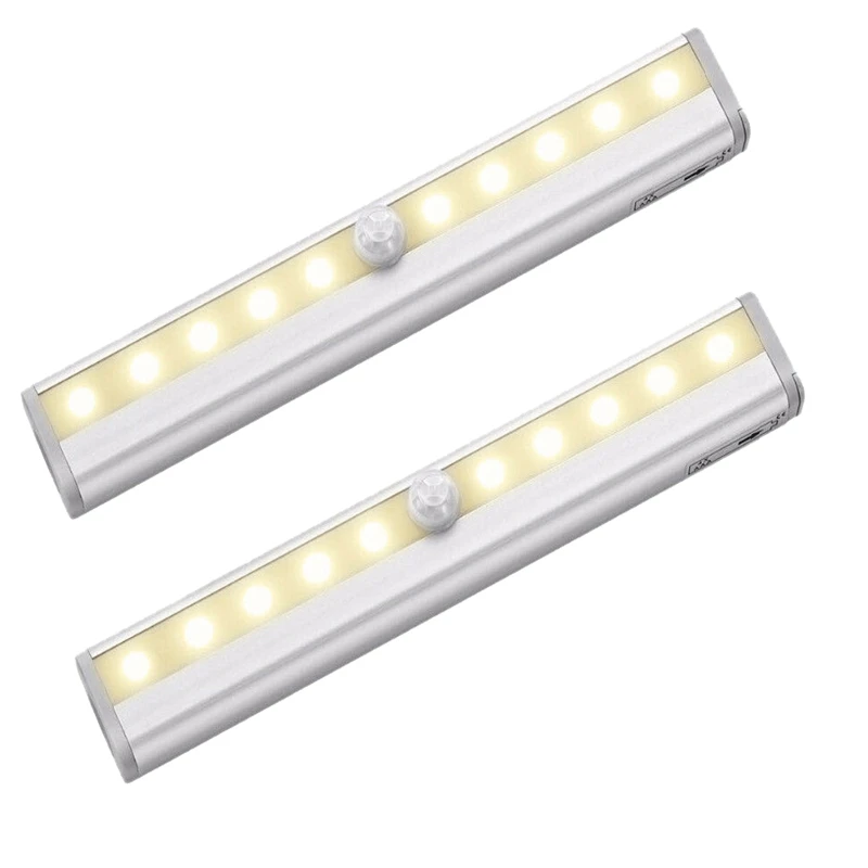 

2X PIR LED Ceiling Light Ceiling Cabinet Cabinet Light Bar Motion Detector