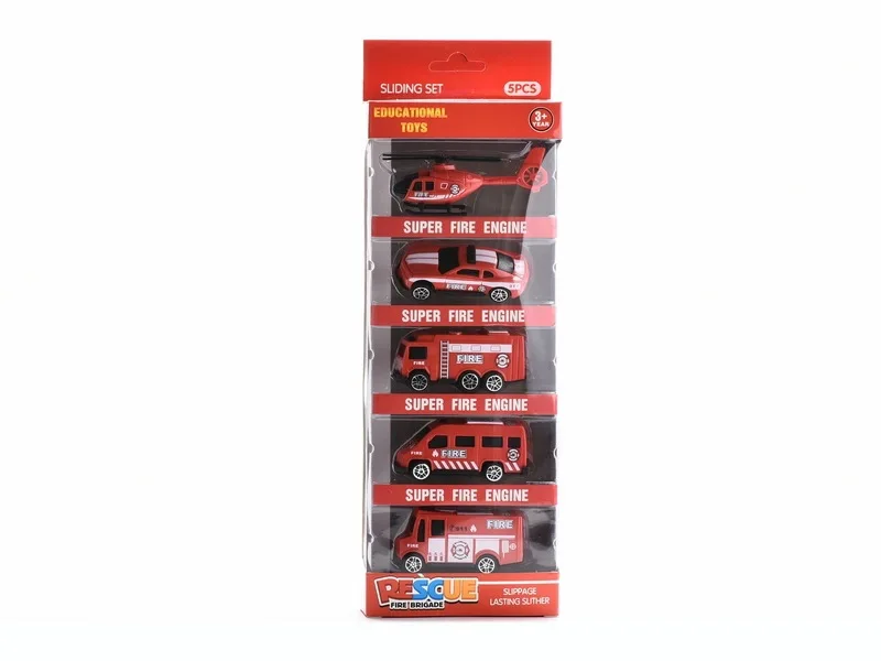 

Children Model Firefighting Rescue Vehicle Car Toy Car Model Scooter Set Boy Car Toy