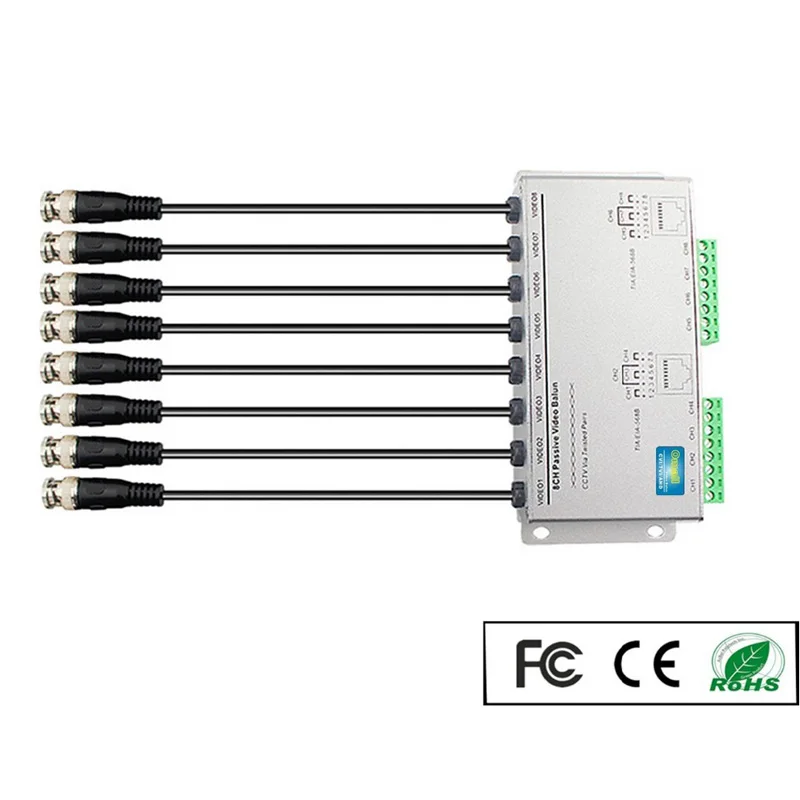 8ch video balun
