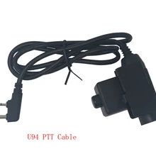 U94 PTT кабель для Z тактическая Боуман элита II HD01 HD02 HD03 радио гарнитура для Kenwood BaoFeng UV-5R UV-82 GT-3 CB радио