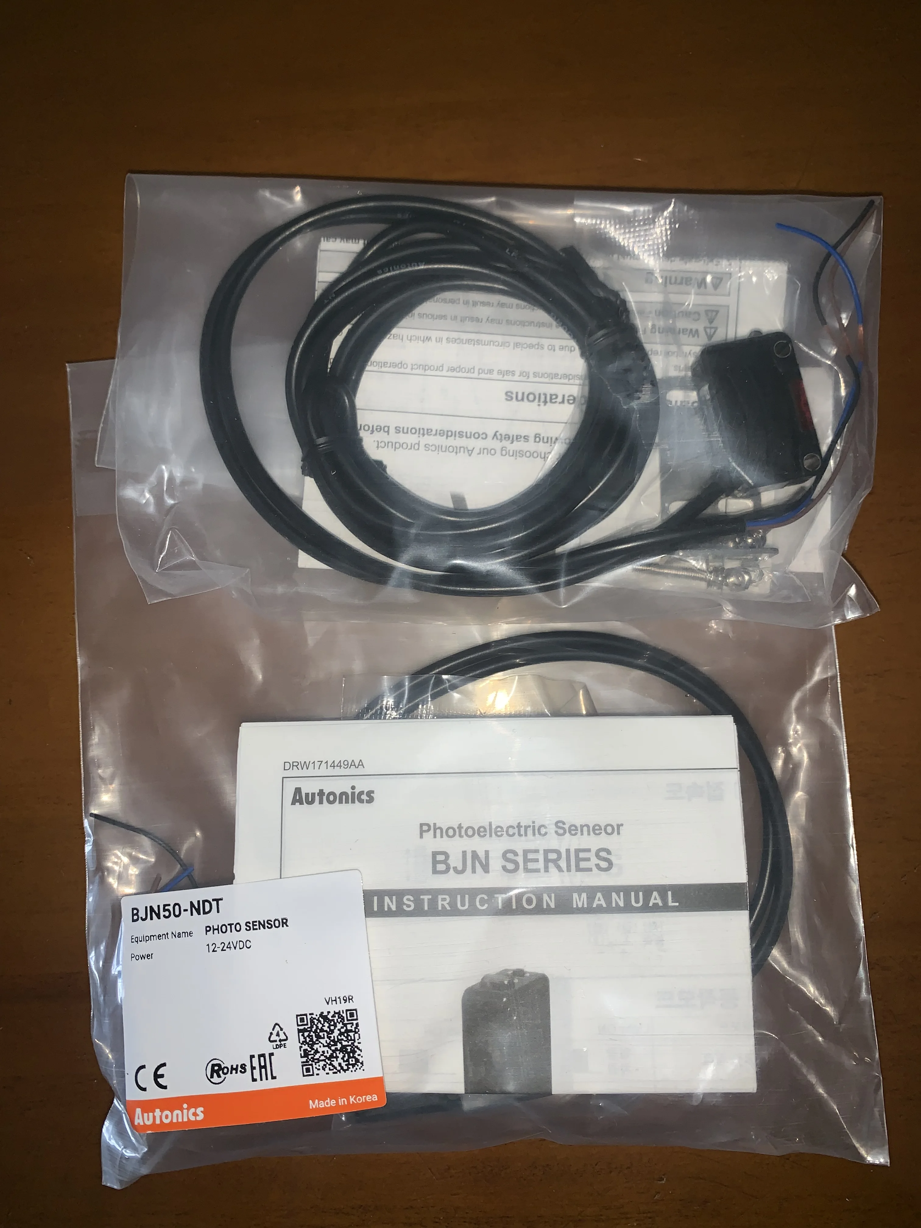 

Новый оригинальный BJN50-NDT Autonics Фотодатчик