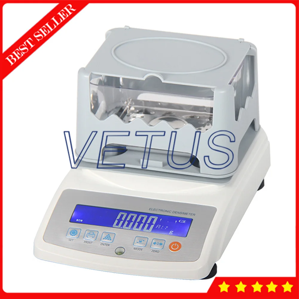 

Electronic Solids Density Meter VTS3002SD Rubber PVC Plastic Digital Densitometer RS232 Interface