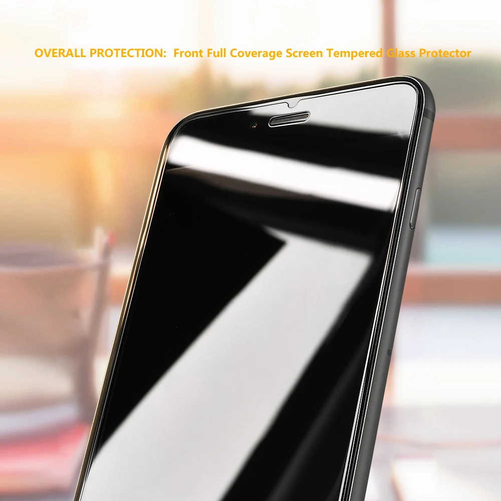 5PCS Full Coverage Protective Tempered Glass Film Phone Screen Protector for Apple iPhone 6 6S 7 8 4.7-inch Anti-scratch