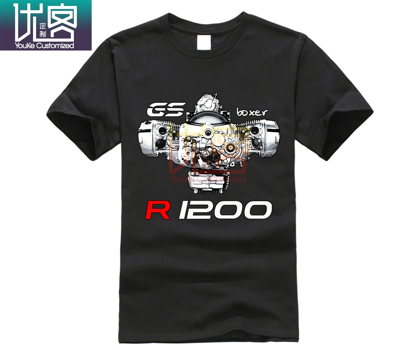 

2019 Boxer Engine Motorcycles T-SHIRT BMW Boxer Engine R1200GS TEE SHIRT