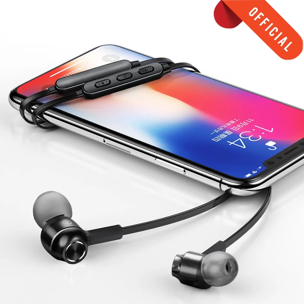Bluetooth наушники Беспроводные Спорт Magnet Наушники для телефона с микрофоном стерео