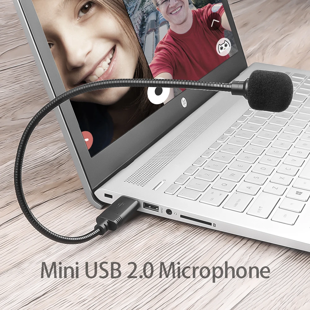 Kebidu USB 2.0 Microphone Portable Adjustable MIC Mini Anti-Noise Audio Adapter for Laptop/Notebook/PC/MSN/Skype | Электроника