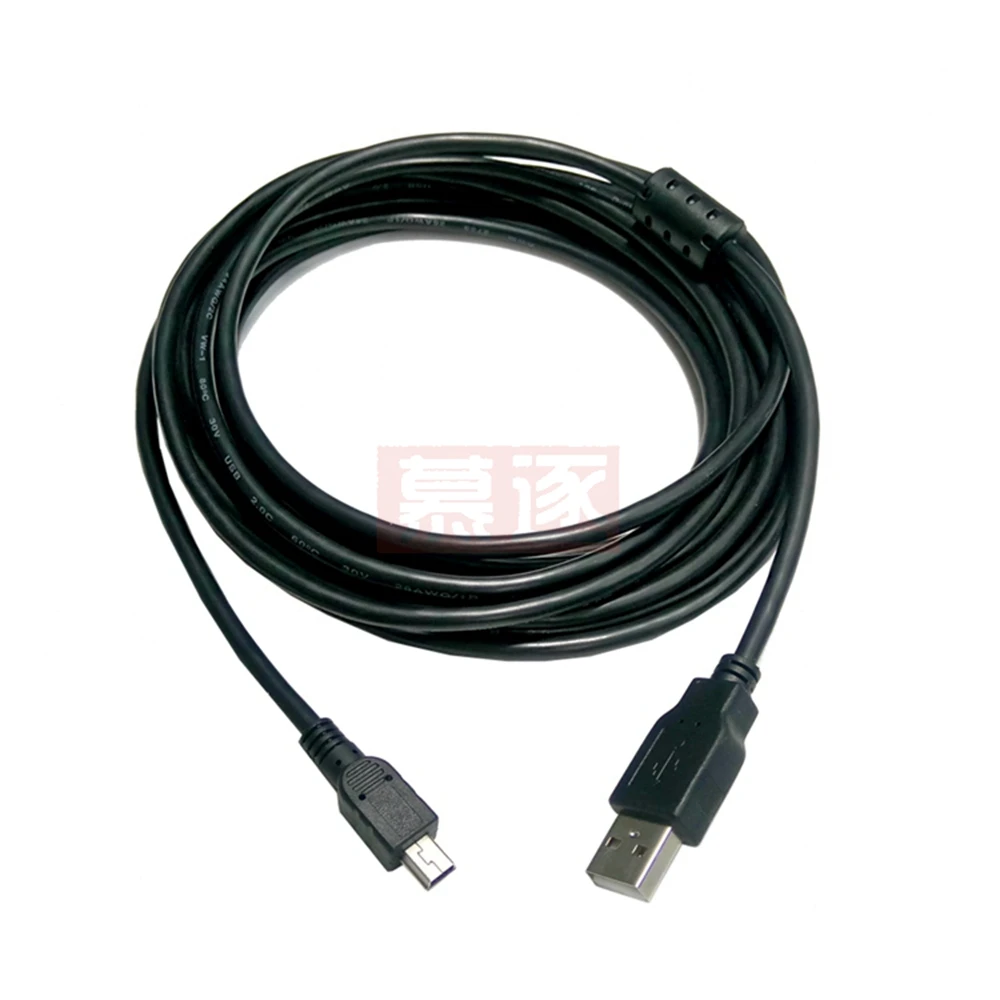 Data Charging Cable Cord Adapter USB 2.0 A Male to Mini 5 Pin B Best Black length 30-500 cm Data Cables usb extension cable