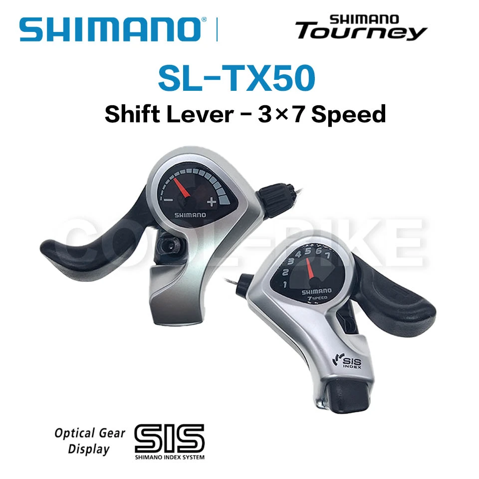 Shimano palanca de cambio de bicicleta Tourney SIS SL TX50, 3x6s, 3x7s, 3v, izquierda, 6v, derecha, 7v, 18, 21 velocidades, par SL de bicicleta| - AliExpress
