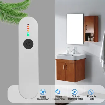 

Sterilizing Lamp Mini Portable USB Rechargeable Handheld UV Disinfection Light Sterilizer for Hotel Travel Household Office