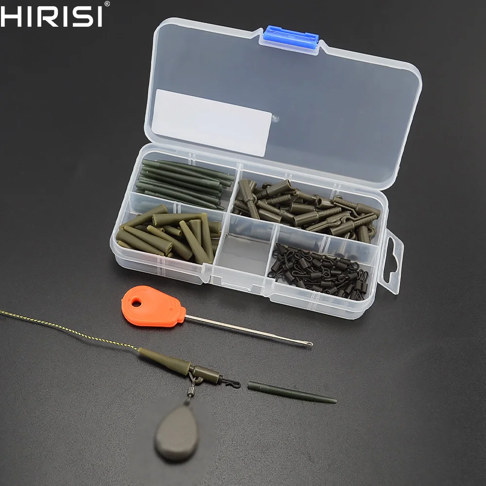 

Mixed terminal fishing tackle fishing rolling swivel rubber tuber connect with fishing lure120PCS