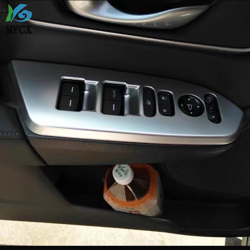 Подходит для Honda CRV CR-V 4 шт. модифицированное стекло переключатель декоративный ABS покрытие декоративная полосатая нашивка