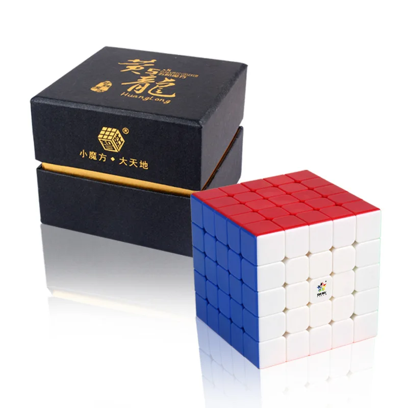YUXIN ZHISHENG 63 мм Huanglong Stickerless Магнитный 5*5*5 волшебный куб головоломка на скорость 5x5 куб Обучающие игрушки, подарки magico Cubo