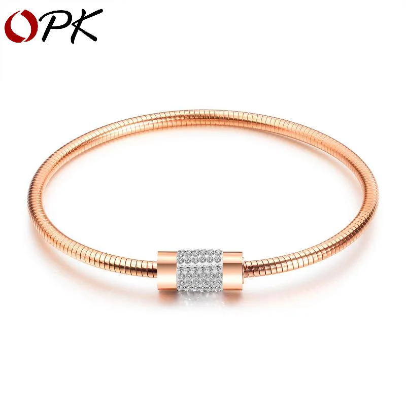 Брендовые женские аксессуары браслет для женщин браслет titanium стали цвета розового золота, поглощающая электромагнитное излучение браслет с изображением сердца, для подарков ювелирные изделия