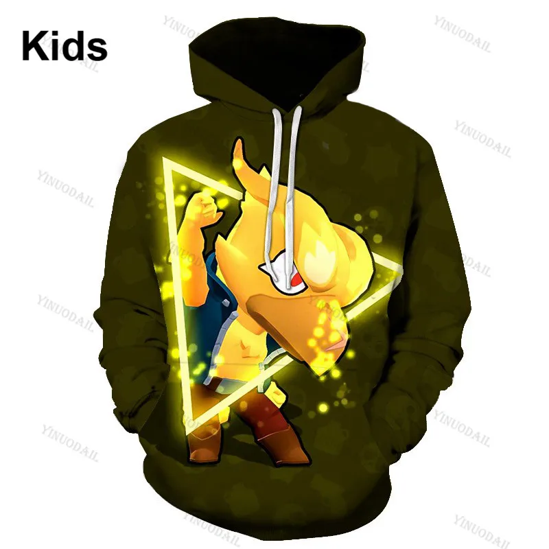 

Spike Nita Bear Children's Wear Shooting Game 3d Swearshirt Boys Girls Tops Kids Hoodie Browling Shark Leon Star Hoodies Clothes