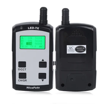 

NiceFoto LED-TX Photography Light Controller Flash Wireless Remote Control for HC-600A/B,HA-3300B,HA-2300B,etc Photography Light