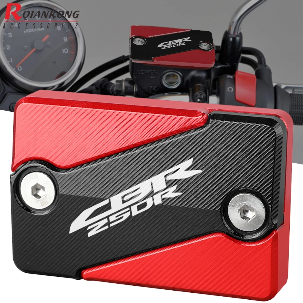 MotorcycleFrontBrakeReservoirFluidTankCoverOilCapsForHONDACB250RCBR250RCBR250RRCB