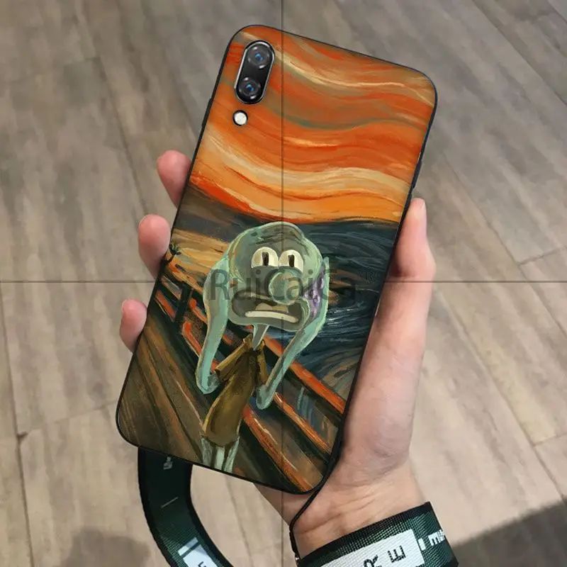 Scream by Munch Funny Arting cat