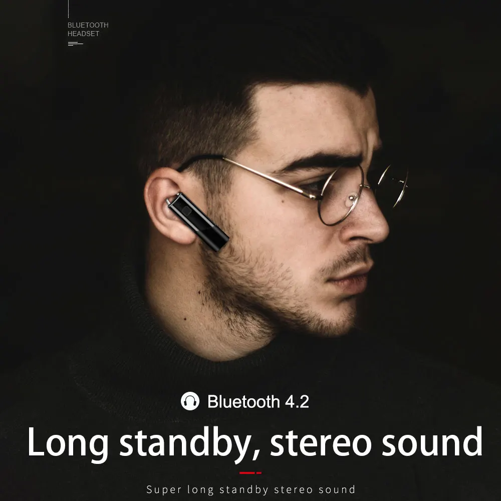 A1 A2, Беспроводная стереогарнитура, наушники, мини, Bluetooth, 4,2, Handfree, с микрофоном, для huawei, Xiaomi, Android, всех телефонов