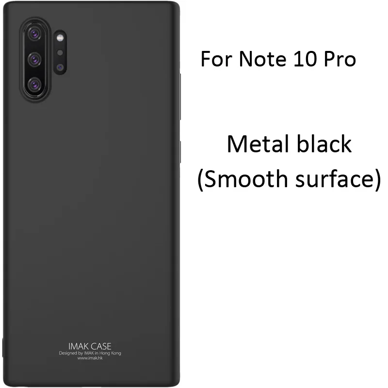 Чехол imak Cowboy для samsung Galaxy Note 10 Plus матовый пластиковый чехол средство защиты ПК - Цвет: Smooth