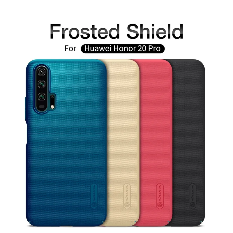 

for huawei Honor 20 pro case rugged cover, Nillkin shockproof case for huawei Honor 20 pro mobile phone frosted shield
