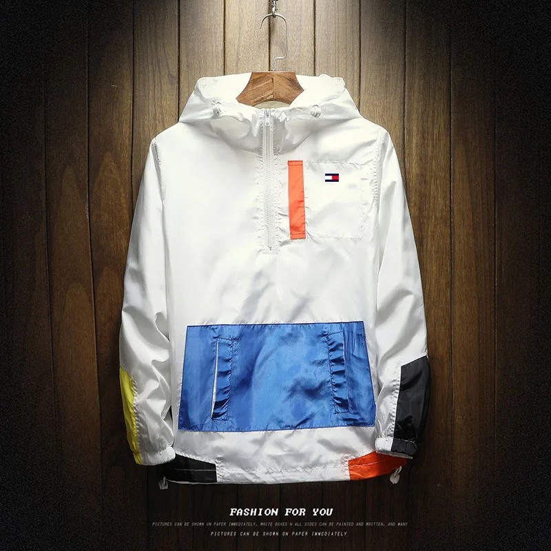 

2019 Boss Jacket Men Fashion Casual Loose Brand Mens Jacket Tommy Crocodile Sportswear Bomber Jacket Mens jackets men Coats