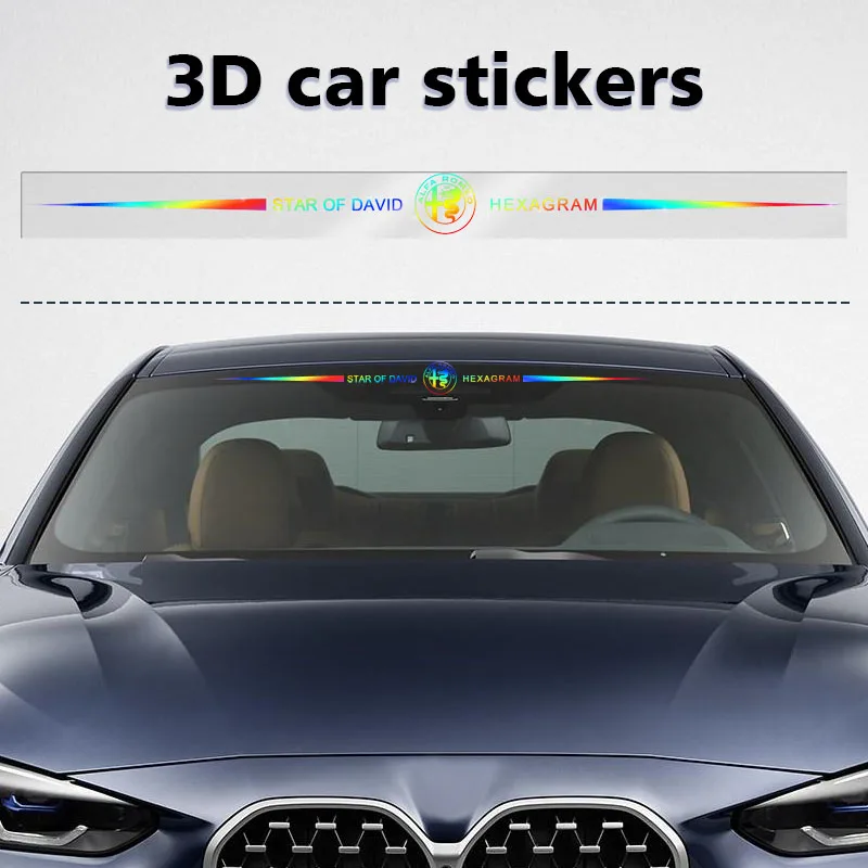 1 шт. Стайлинг автомобиля 3D лазерная Светоотражающая наклейка