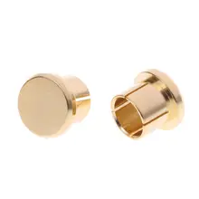 10 шт. позолоченный Короткий разъем электрической цепи Phono разъем RCA экранирование разъем защиты крышки шапки 634A