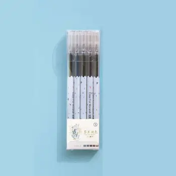

5pcs/set Morandi Retro 5 Colored Permanent Marker Gel Pen Graffiti Painting Writing Scrapbooking Stationery