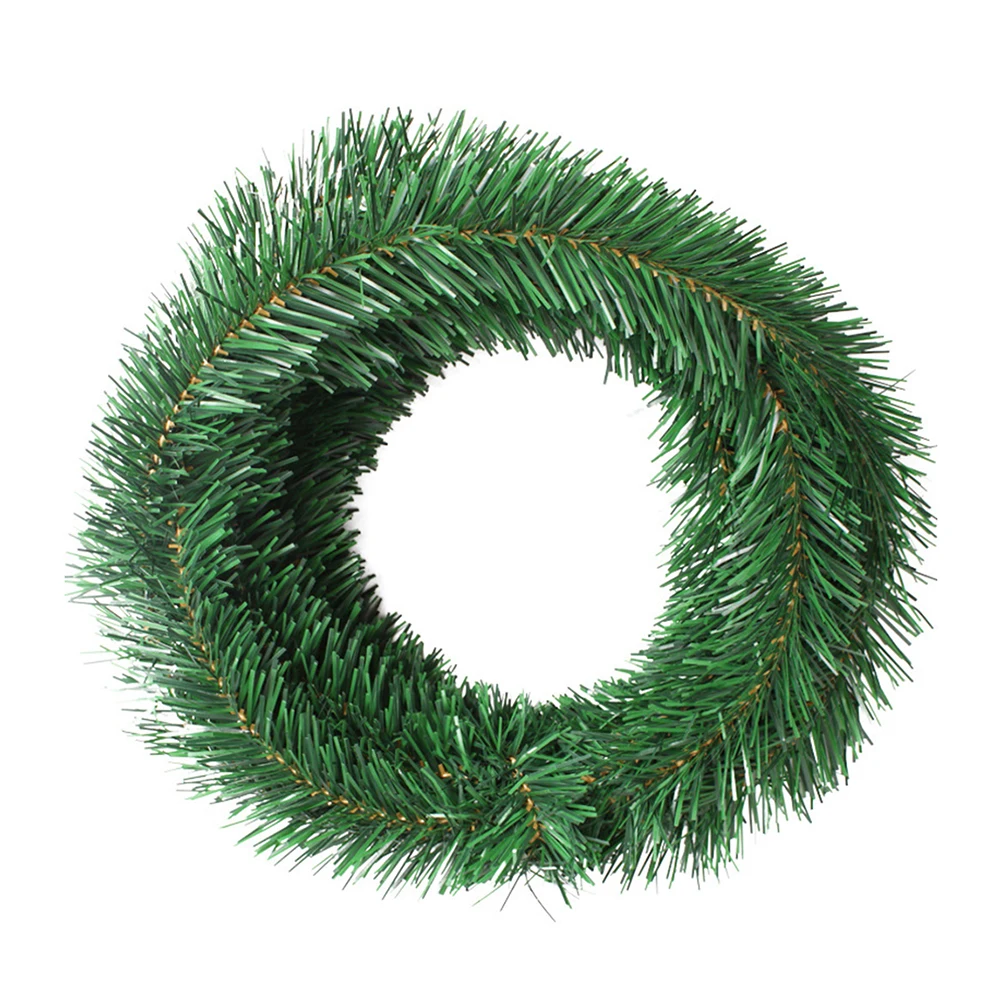 5,5 м искусственный зеленый сосновый венок из ротанга Рождественская гирлянда искусственные цветы для украшения рождества венок DIY Рождественская елка