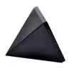 Pyramid Healing Crystal Black Natural Obsidian Quartz Crystal Beautiful Lustrous Surface Stones For Home Office Desk Decoration 5