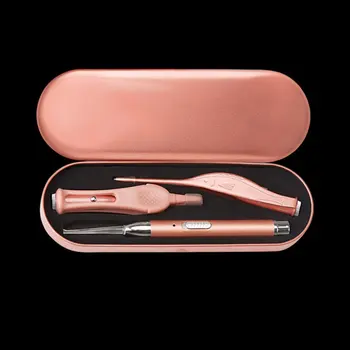 

Children ear spoon set baby nail clippers light tweezers visible ear spoon light ear spoon set for Kids