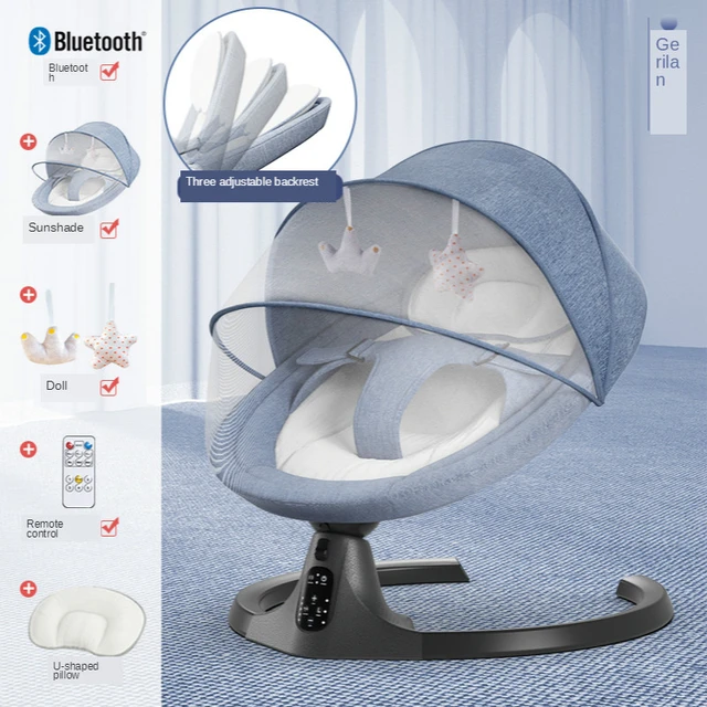 Berceau Électrique Intelligent et existent pour Bébé, Chaise à Bascule  Plate, Fournitures pour Mère et Bébé, Lit pour Nouveau-né - AliExpress