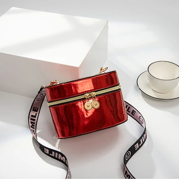 

Fashion Women Ladies Stylish Cosmetic Bag Solid Pure Color Laser Cool Girl Make Up Bag Storage Bag Toilettries Bag