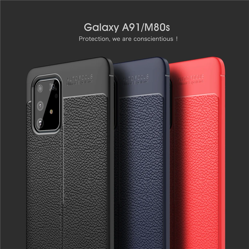 For Samsung Galaxy A91 Case Cover Silicone Shell Rubber Soft Fundas Phone Case For Samsung A91 3