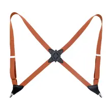 Регулируемый ремень для взрослых, унисекс, для мужчин и женщин, зажим на подтяжках, брюки 40JF