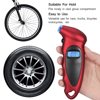 

Car Tire pressure gauge 0-150 Backlight High-precision digital tire pressure monitoring Auto tire pressure gauge