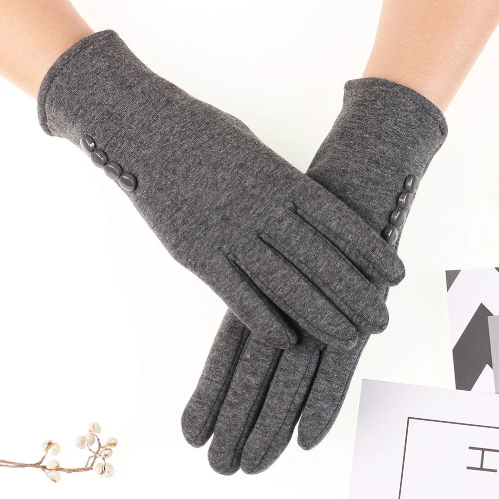 

Ladies Winter Non-Fleece Gloves Plus Velvet Warm Gloves for Cycling, Driving, Outdoor Cycling, Cold Protection Touch Screen Glov