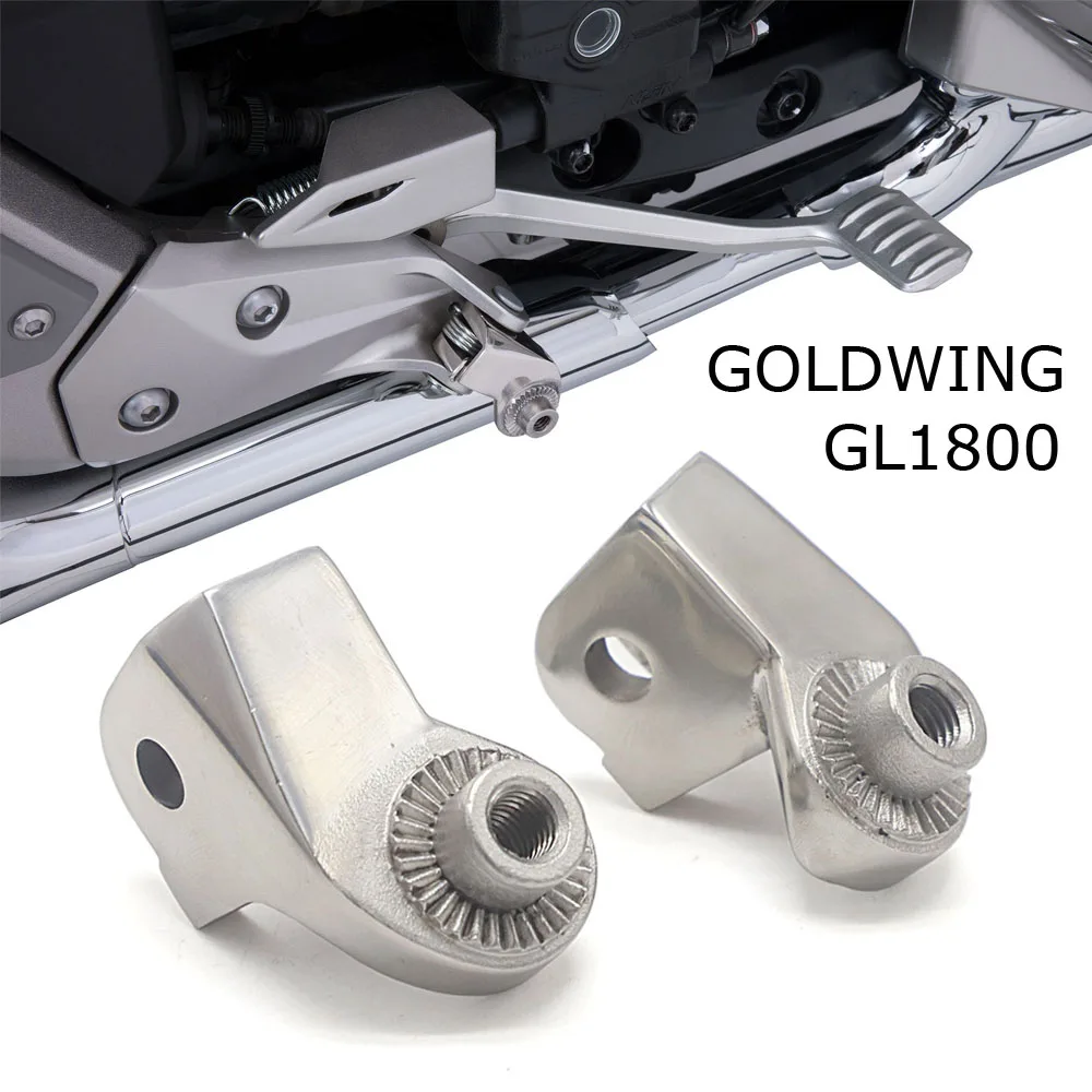 Motorcycle Driver Footrest Adapter For Honda Goldwing Tour DCT Airbag