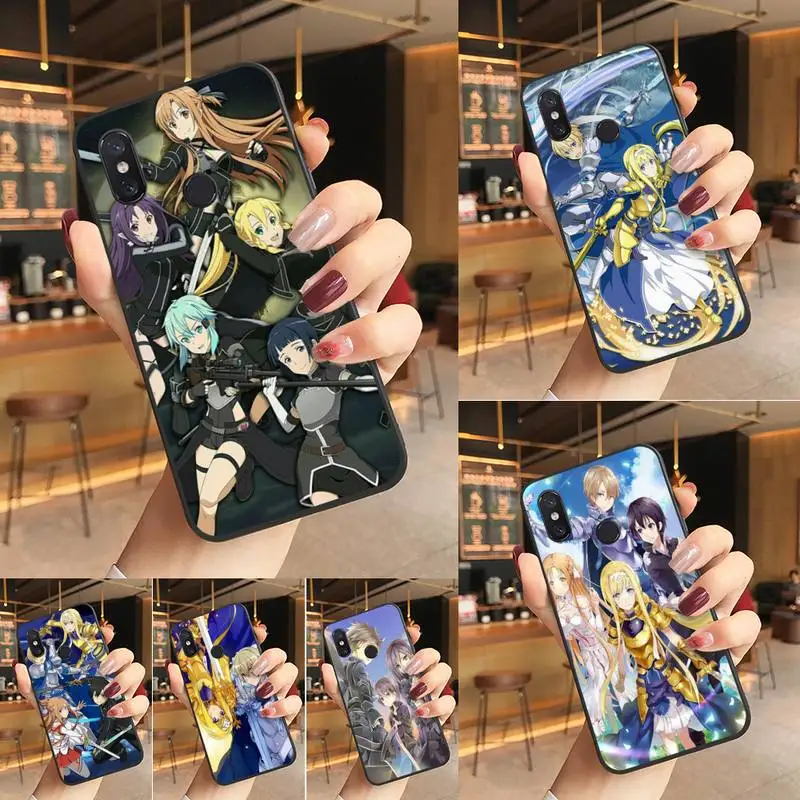 Чехол для телефона Yinuoda Sword Art Online из японского аниме Redmi K20 Note 5 7 7a 6 8 Pro note 8T 9 Xiaomi Mi